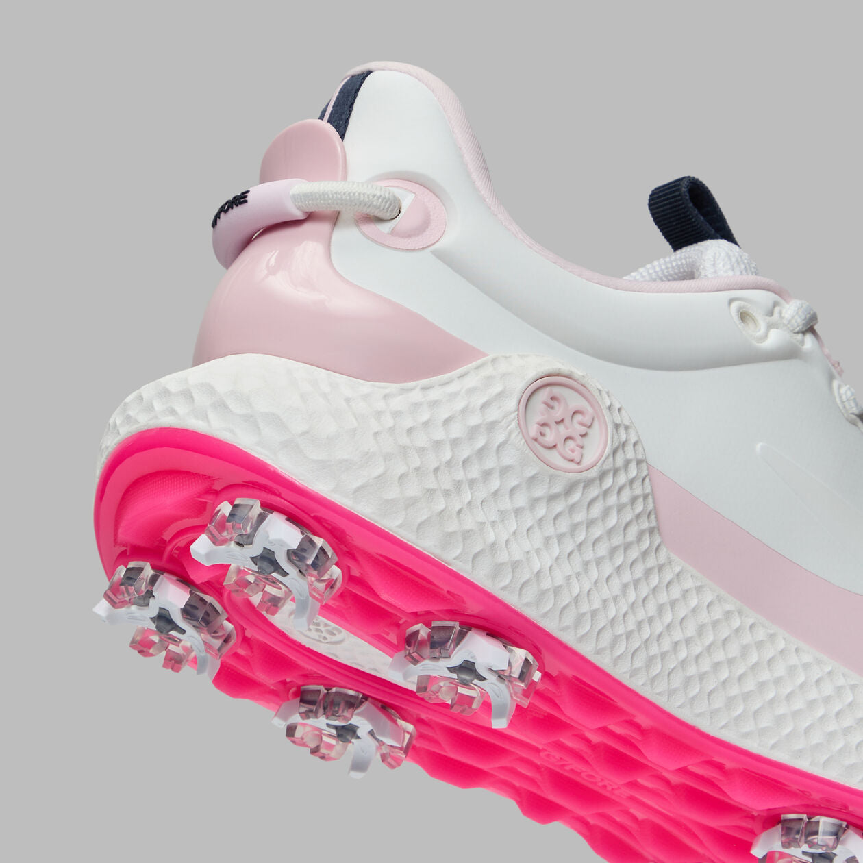 2025 G/Fore Women's MG4+ O2 G/Lock Golf Shoes: Snow/Blush