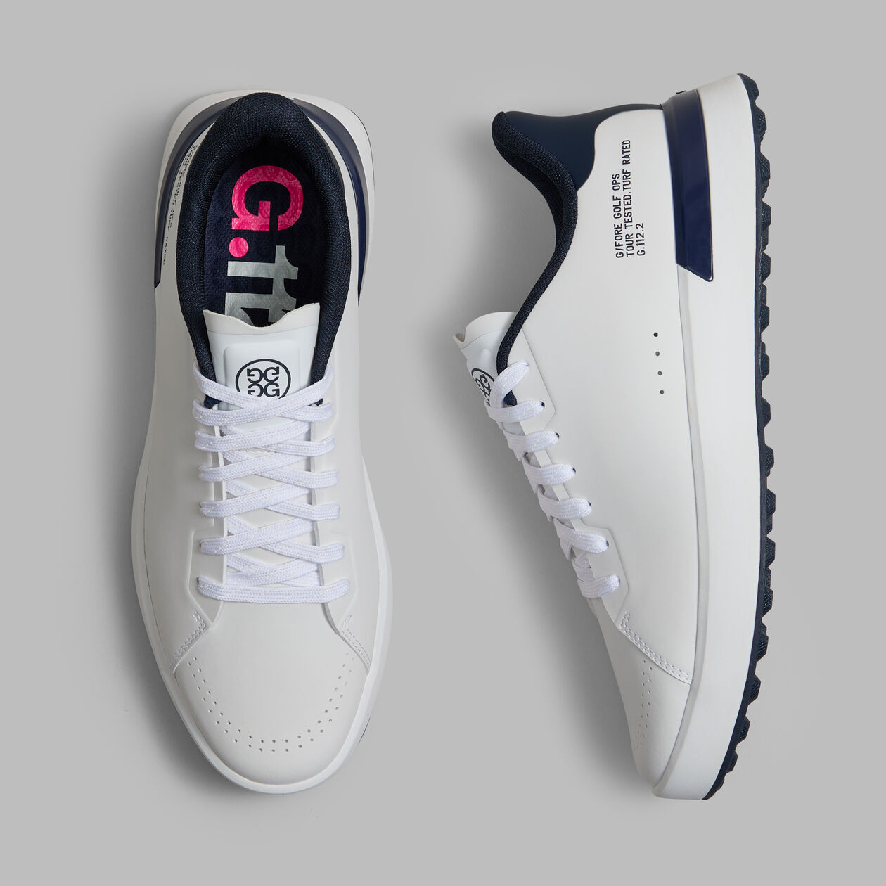 2026 G/Fore Men's G.112 Golf Shoes: Snow/Twilight – myproshop.golf