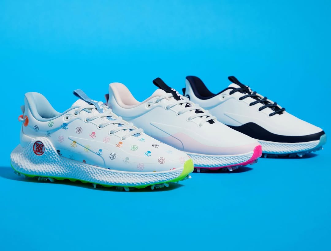 2025 G/Fore Women's MG4+ O2 G/Lock Golf Shoes: Snow/Blush