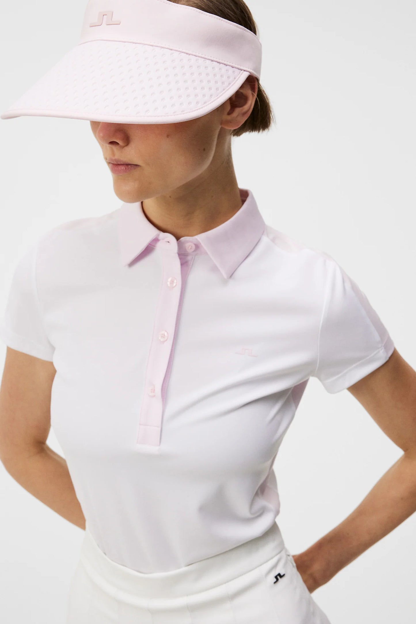 2024 J.Lindebergb Women's Jada Polo: White