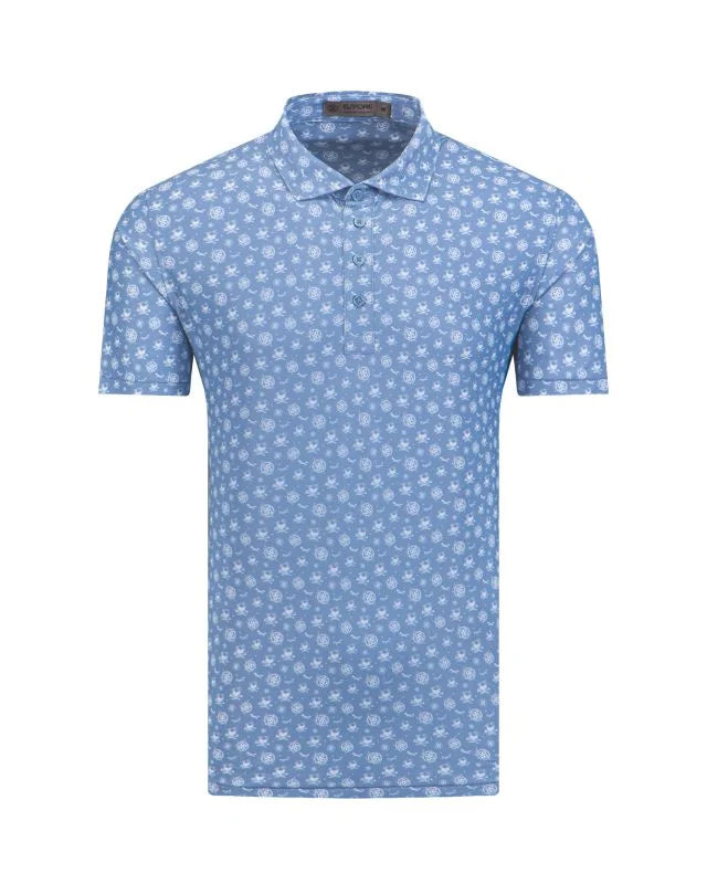 Brand new! G/Fore Men's Sketch Tech Pique Polo: Colony Blue