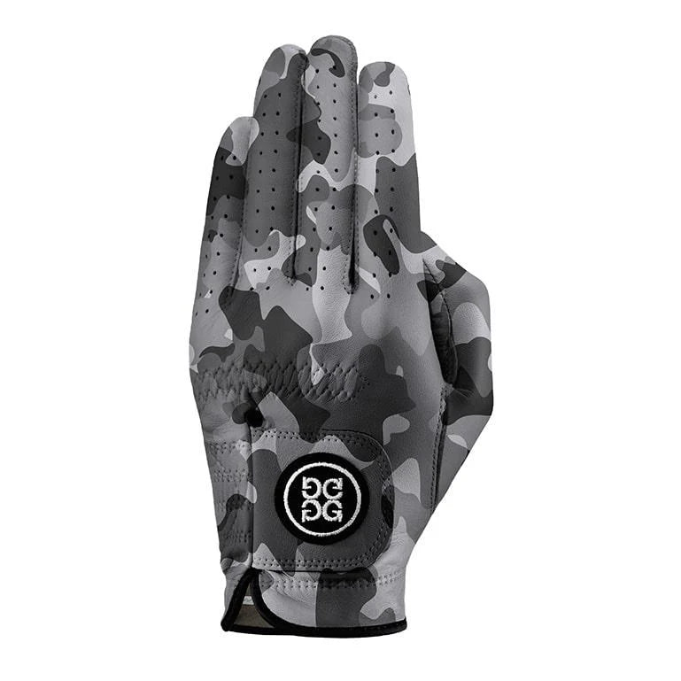 G/Fore Men's Delta Force Camo Golf Gloves: Charcoal, Left Hand Only