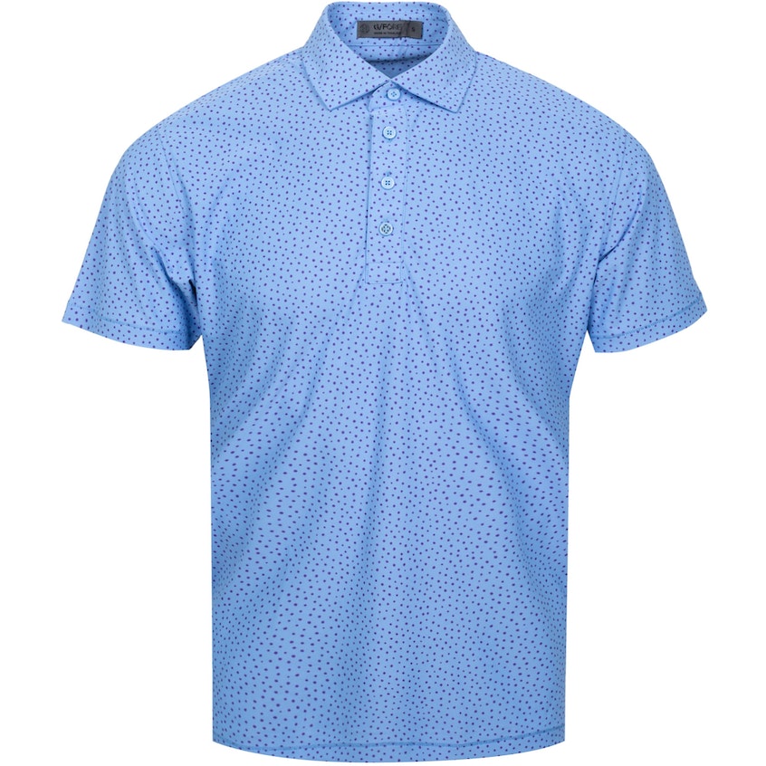 Brand New! G/Fore Men's Dots Polo: Vista Blue