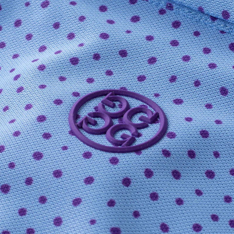 Brand New! G/Fore Men's Dots Polo: Vista Blue