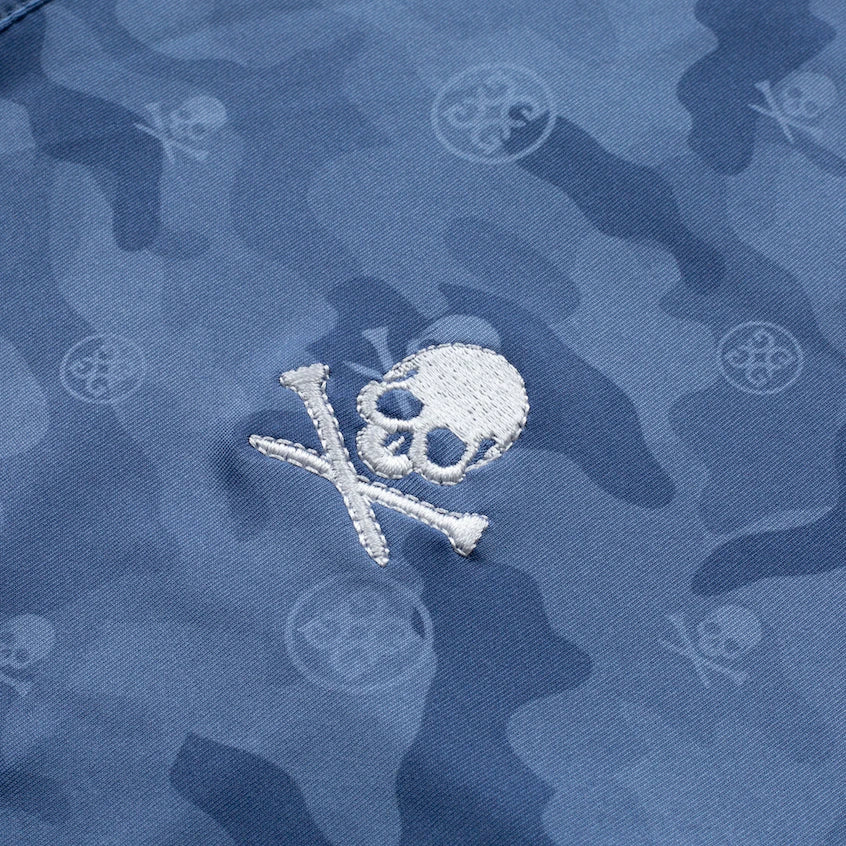G/Fore Men's Skull & Tees Icon Camo Printed Polo: Colony Camo ...