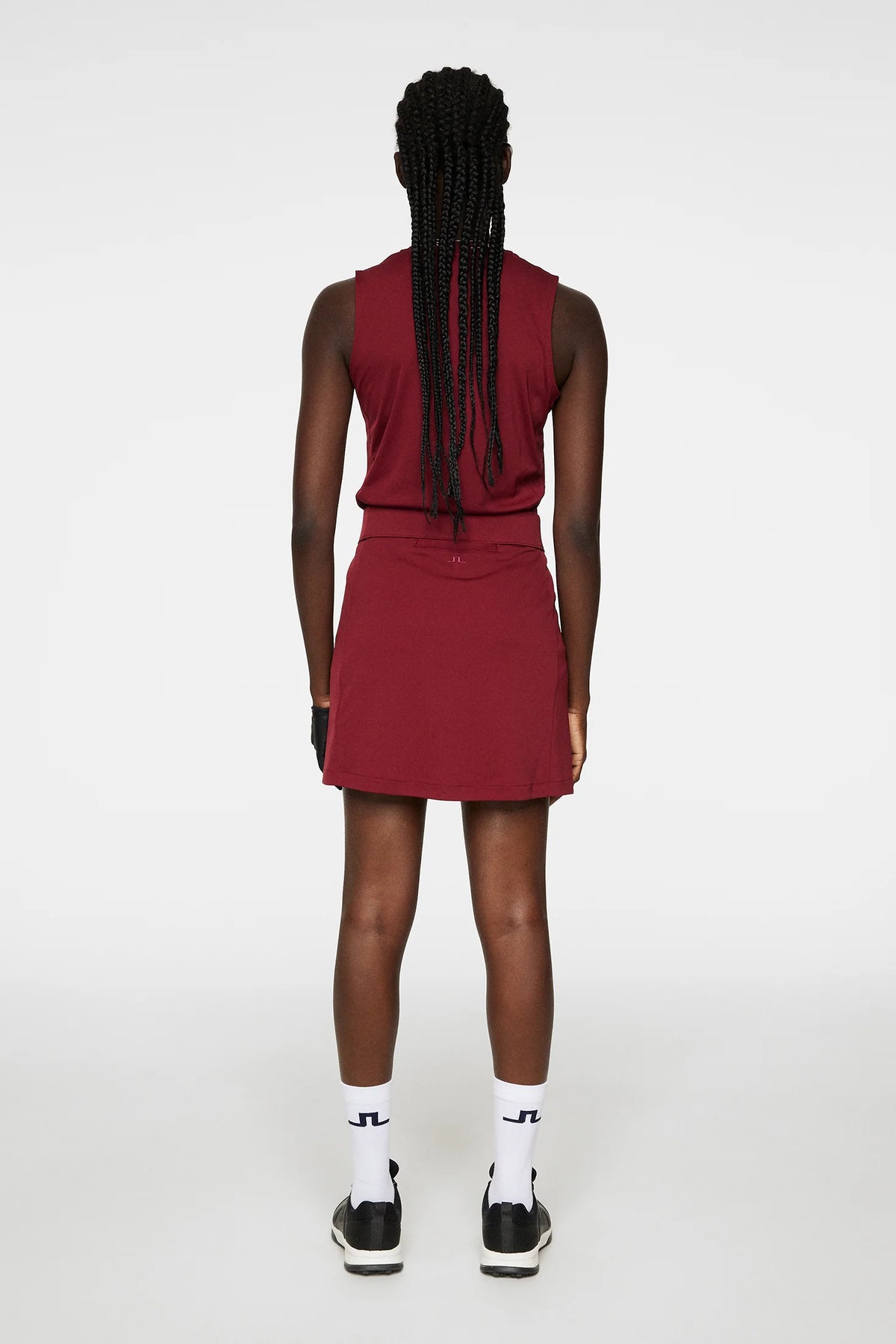 Brand New! J Lidegerg Women's Amelie Mid Skirt: Cabernet