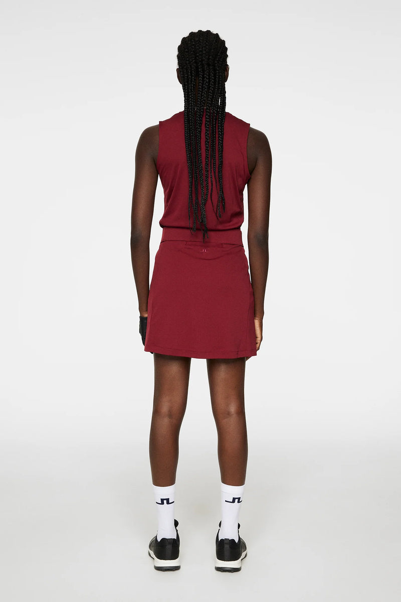 Brand New! J Lidegerg Women's Amelie Mid Skirt: Cabernet