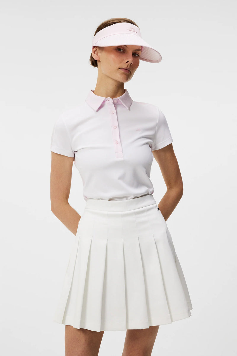 Brand New! J.Lindebergb Women's Jada Polo: White