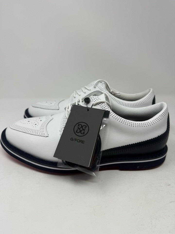 Brand New! G/Fore Men's Brogue Gallivanter Golf Shoes - Snow/Nimbus and Snow/Twilight