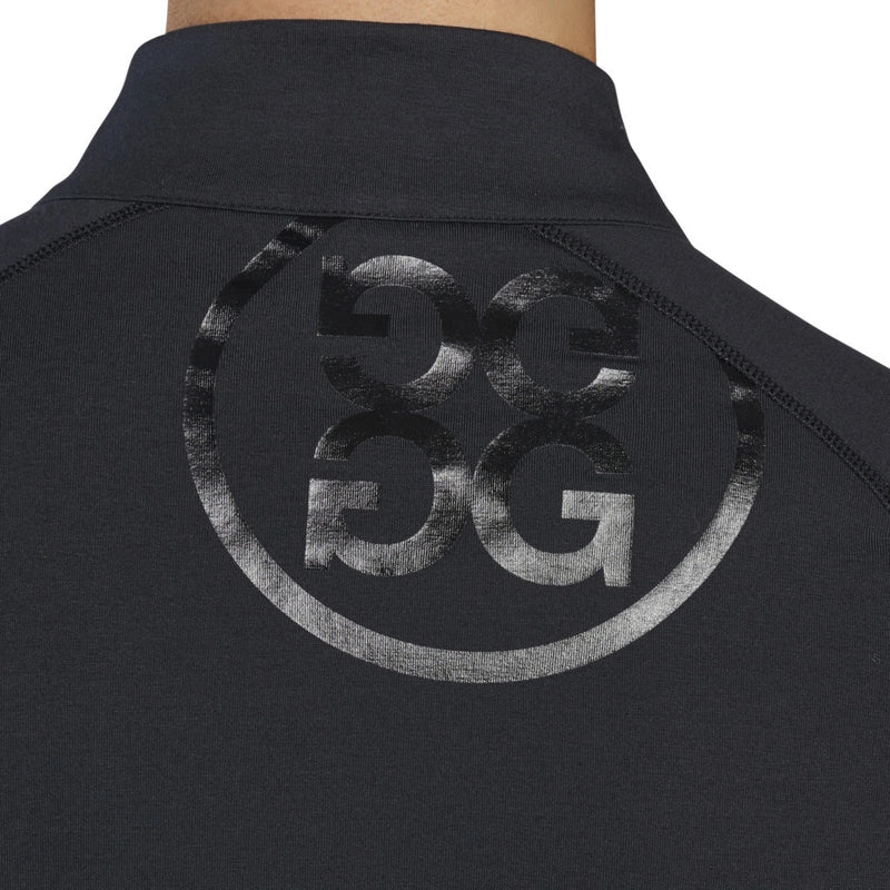 G/Fore Men's Luxe Staple Mid Quarter Zip: Heather Grey, Twilight and Onyx