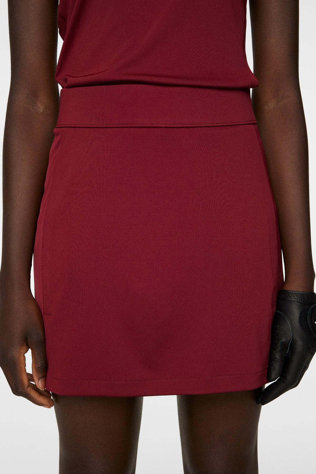 Brand New! J Lidegerg Women's Amelie Mid Skirt: Cabernet
