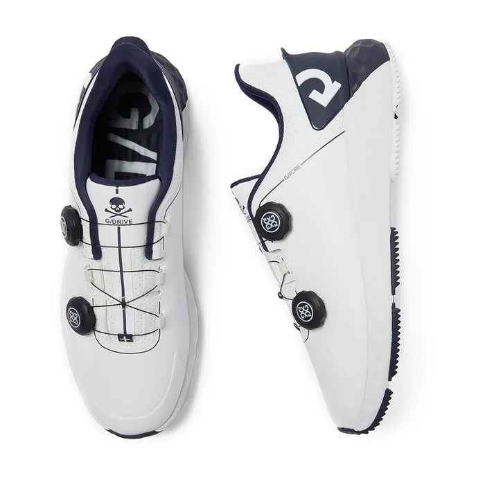 Brand New! G/Fore Men's G/Drive Perforated Golf Shoes: Snow