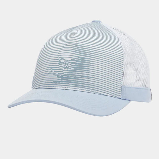 G/Fore 3D Skull & Tees Interlock Knit Trucker Hat - Driz