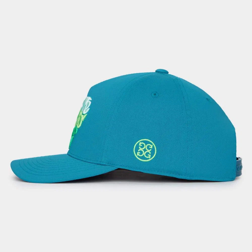 Brand New! G/Fore ALL WE NEED IS GOLF Twill Snapback Golf Hat - Petrol