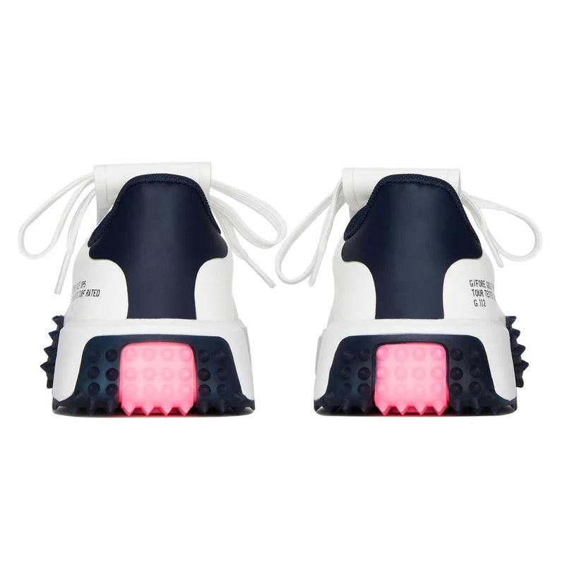 Brand New! G/Fore Women's G.112 P.U. Leather Kiltie Golf Shoes: Snow/Twilight