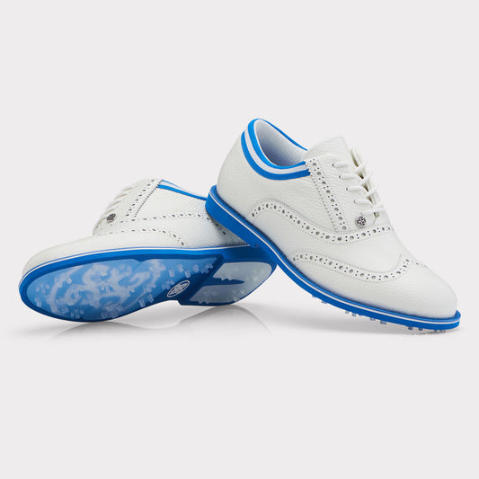 G/Fore Women's Grosgrain Brogue Gallivanter Golf Shoes - Snow/Racer