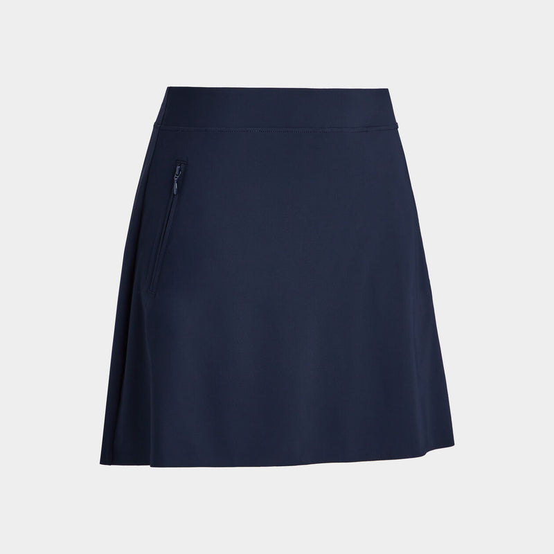 G/Fore Women's Silky Tech Nylon A-Line Skort: Twilight