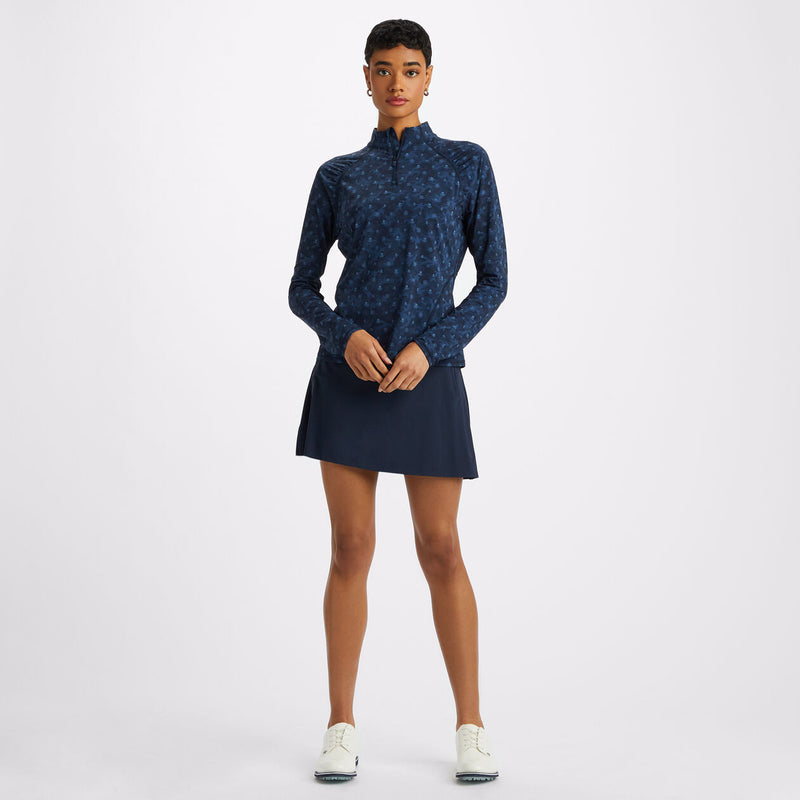 G/Fore Women's Silky Tech Nylon A-Line Skort: Twilight