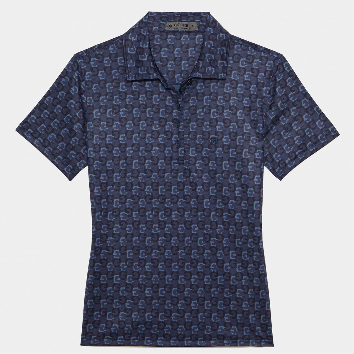 G/Fore Women's Mini G's Tech Jersey Short Sleeve Polo: Twilight
