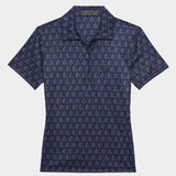 G/Fore Women's Mini G's Tech Jersey Short Sleeve Polo: Twilight