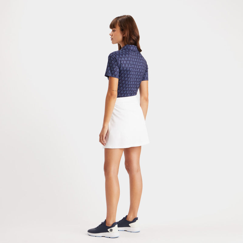 G/Fore Women's Mini G's Tech Jersey Short Sleeve Polo: Twilight
