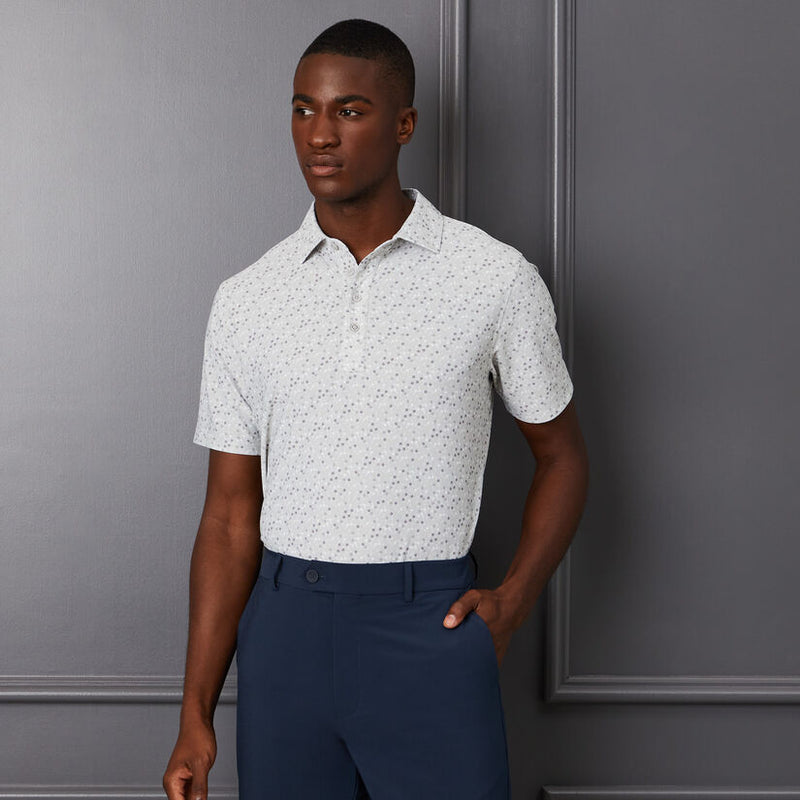 G/Fore Men's Aye Papi Tech Pique Slim Fit Polo: Nimbs