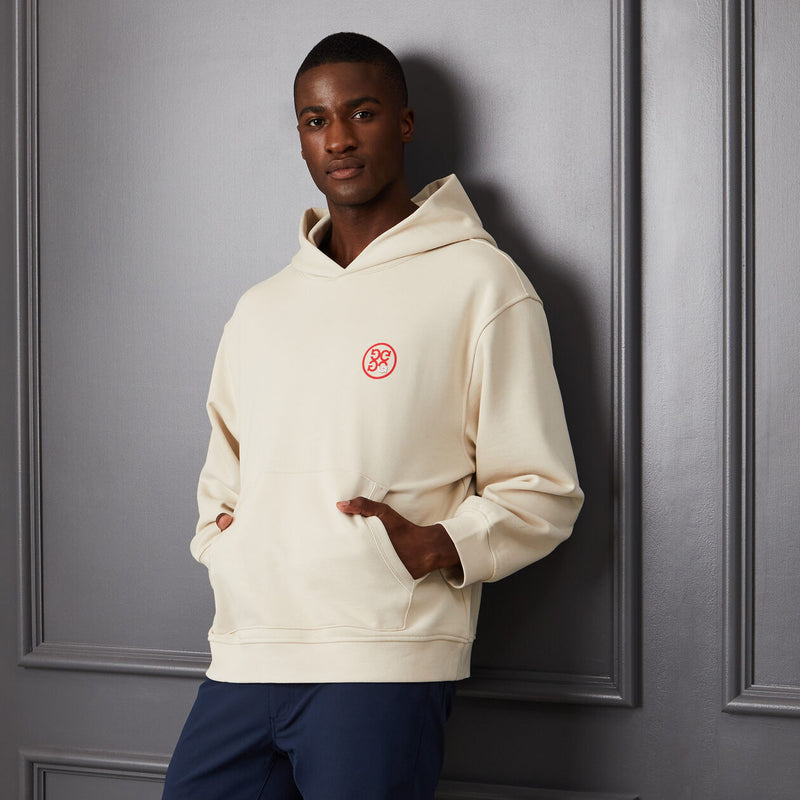 G/FORE Unisex Statement Oversized French Terry Hoodie: Stone