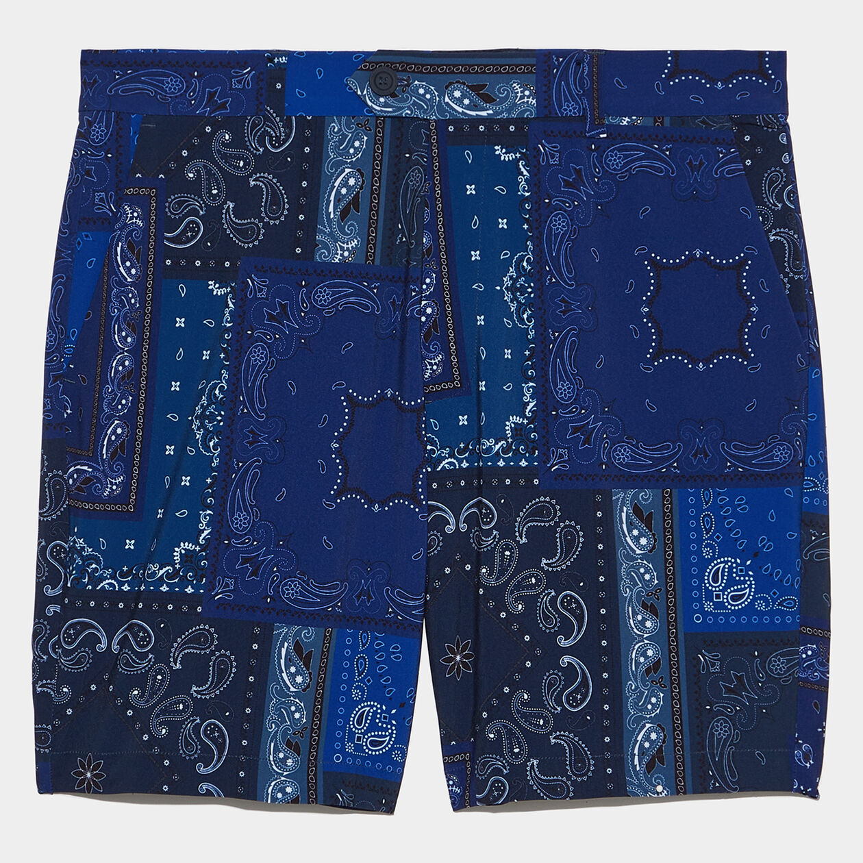 Brand New! G/Fore Men's Bandana Print Maverick 4-Way Stretch Short: Twilight