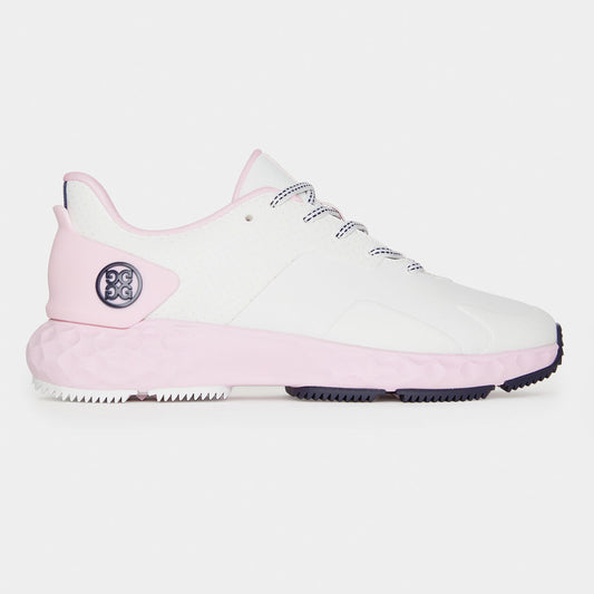 2024 G/Fore Women's Perforated MG4+ Golf Shoes: Snow/Blush