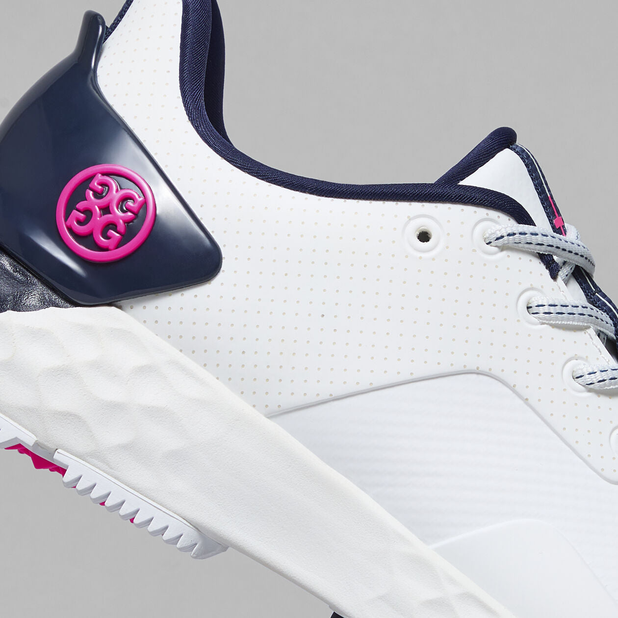 Brand New! G/Fore Women's Perforated MG4+ Golf Shoes: Snow/Blush & Snow/Twilight