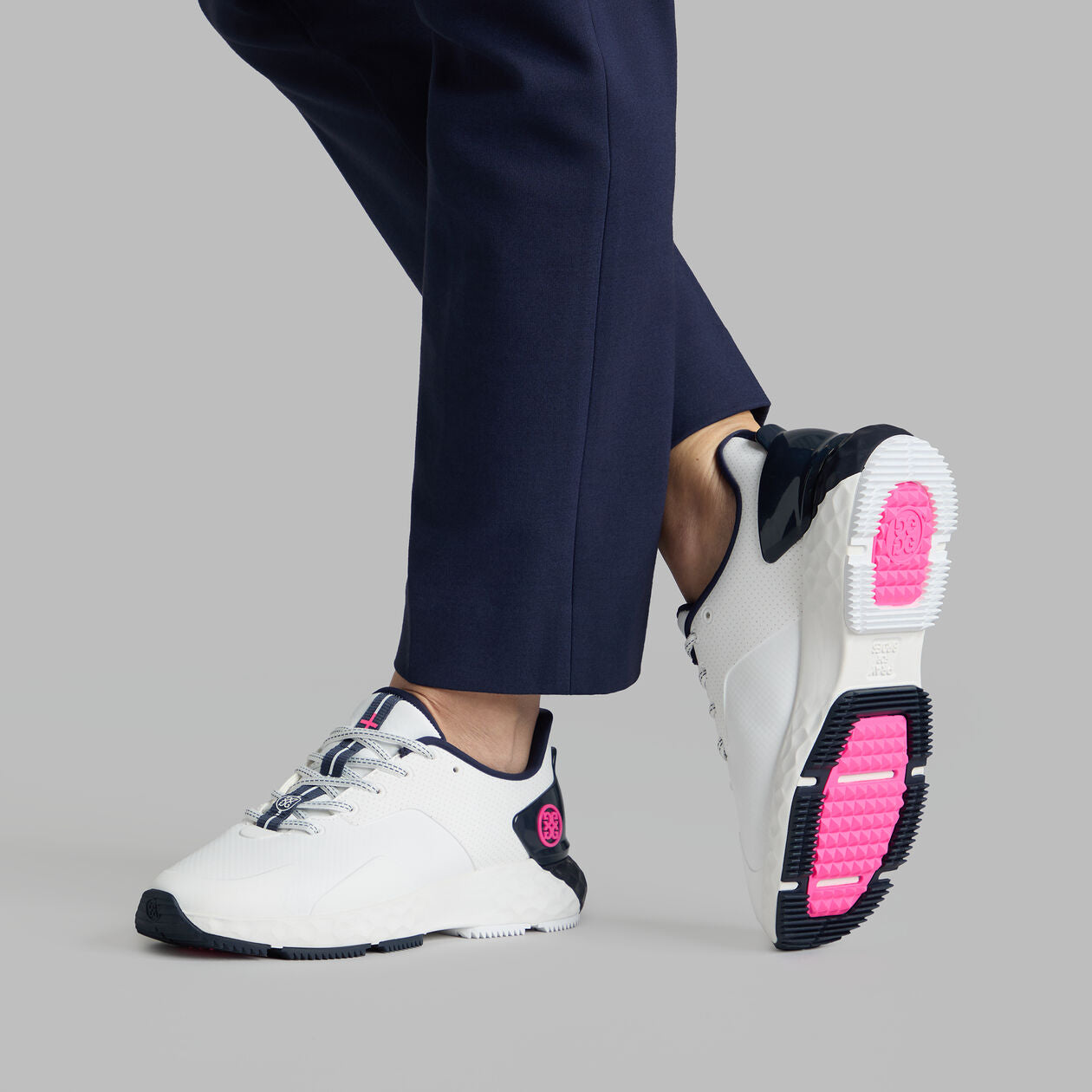 Brand New! G/Fore Women's Perforated MG4+ Golf Shoes: Snow/Blush & Snow/Twilight