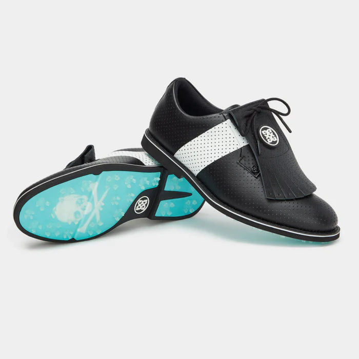 Brand New! G/Fore Women's Gallivanter Perforated Leather Kiltie Golf Shoes - Onyx