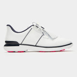 Brand New! G/Fore Women's Gallivan2r Side Stripe Kiltie Golf Shoes: Snow/Twilight