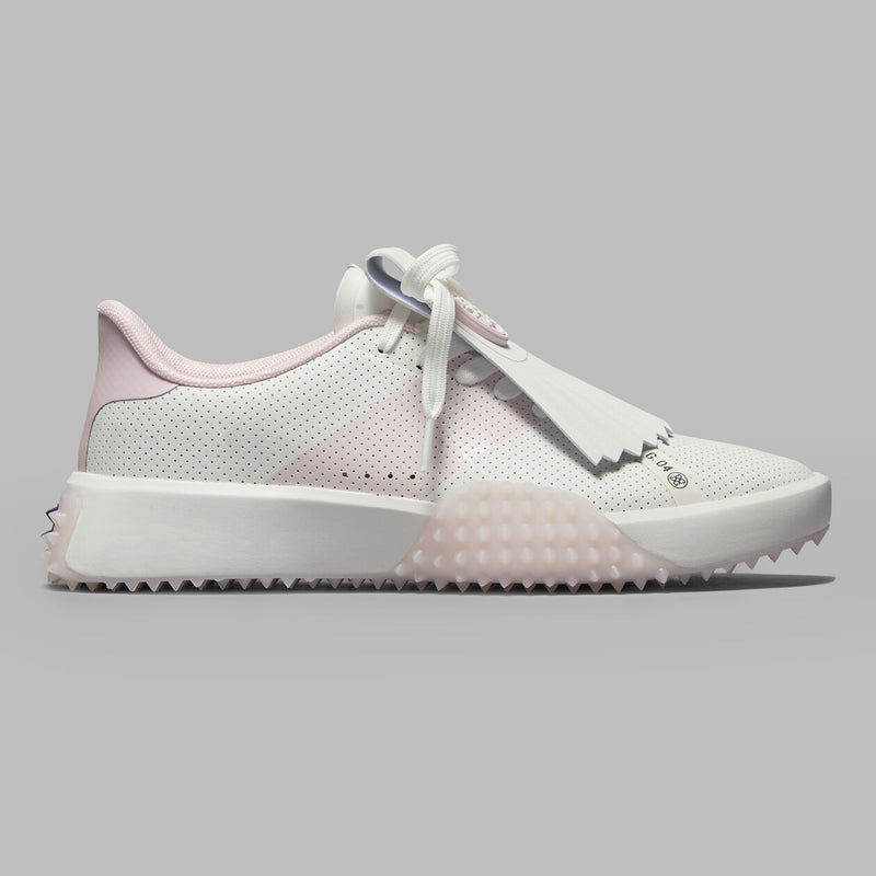 Brand New! G/Fore Women's G.112 Perforated Saddle Stripe Golf Shoes: Snow/Blush