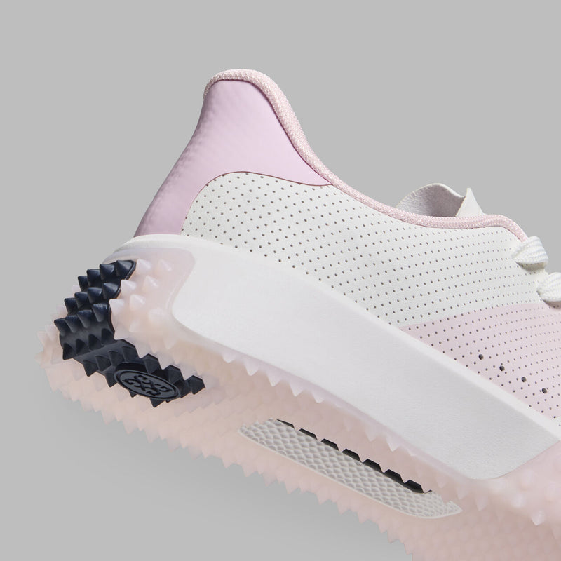 Brand New! G/Fore Women's G.112 Perforated Saddle Stripe Golf Shoes: Snow/Blush