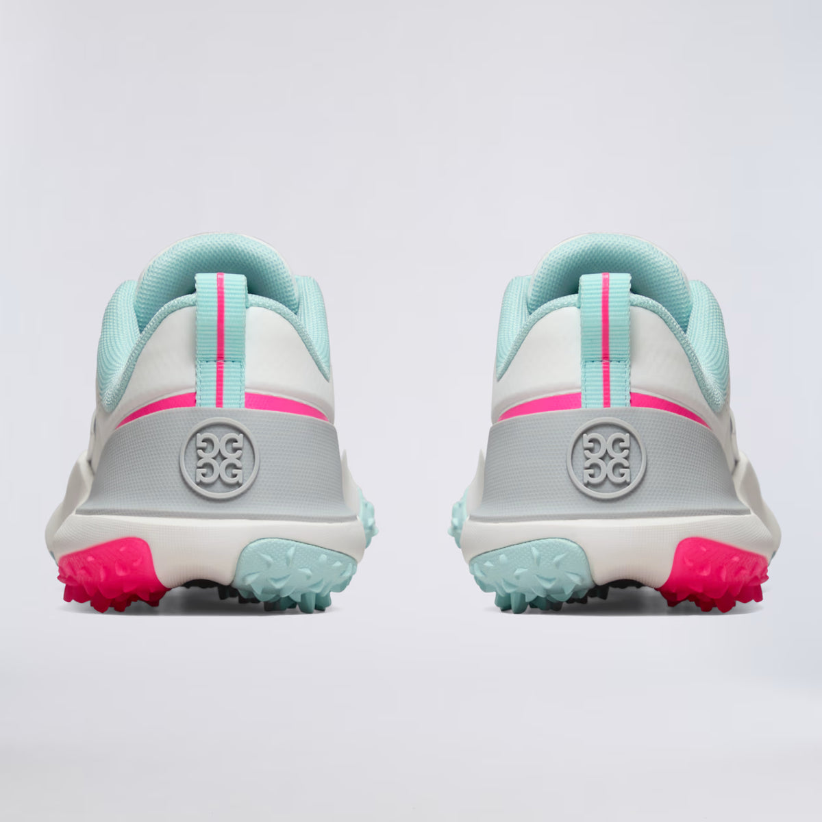 Nouveau ! Chaussures de golf G/FORE édition limitée G/18 pour femme – Snow/Knockout Pink