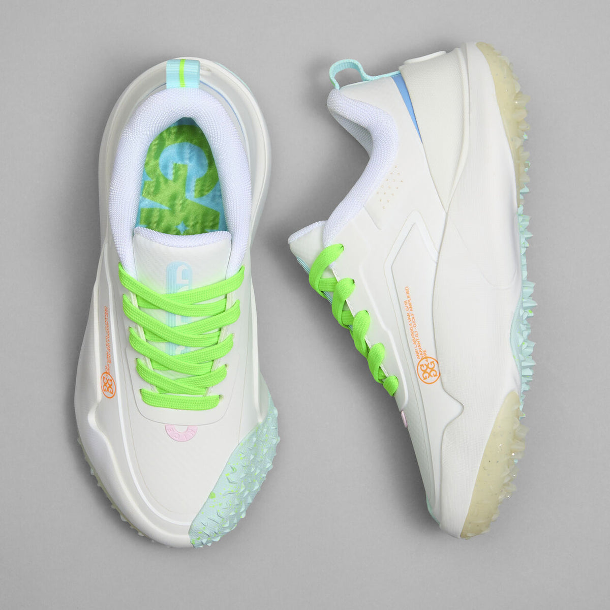 Brand New! G/Fore Women's G/18 Golf Shoes: Snow/Multi