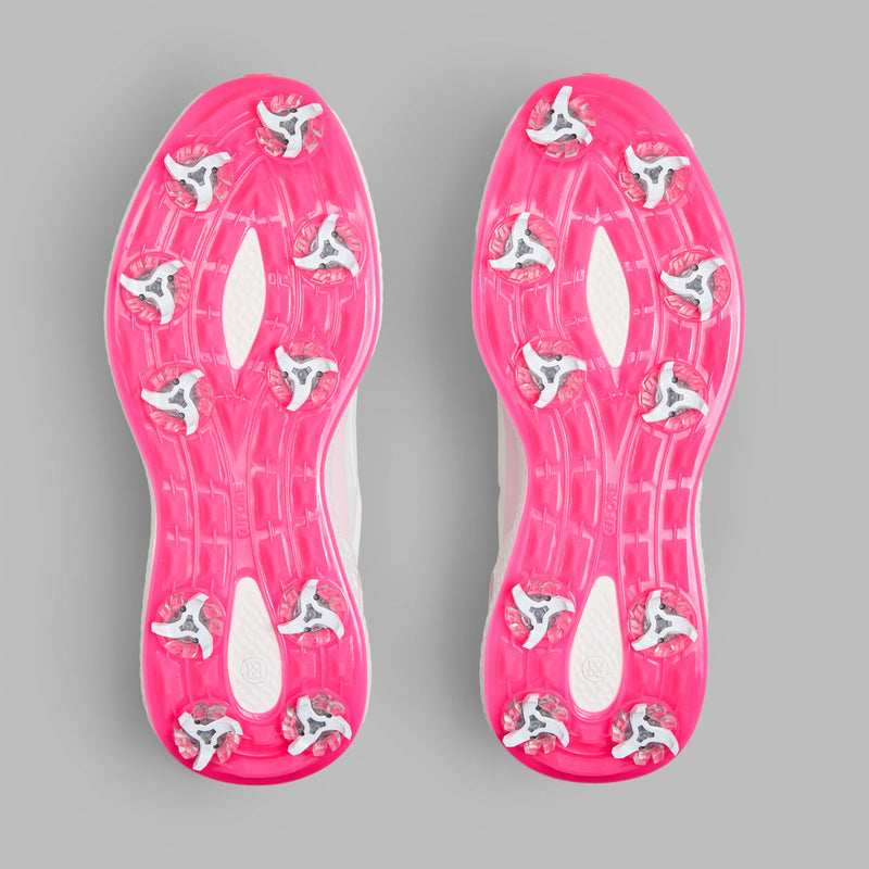 Brand New! G/Fore Women's MG4+ O2 G/Lock Golf Shoes: Snow/Blush