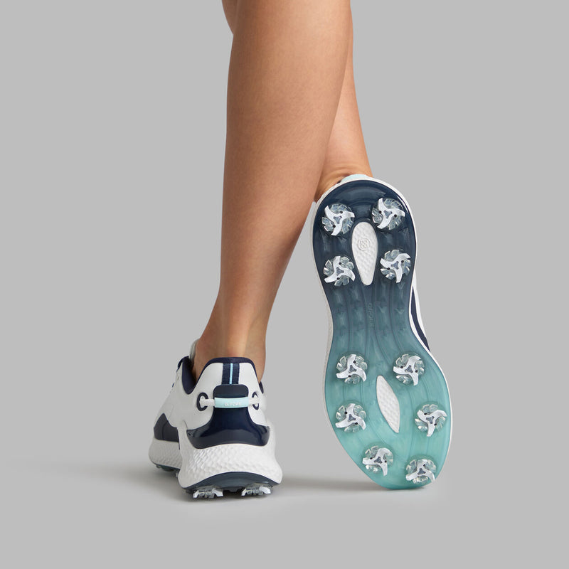Brand New! G/Fore Women's MG4+ O2 G/Lock Golf Shoes: Snow/Twilight