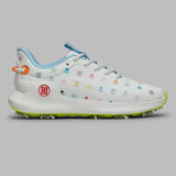 Brand New! G/Fore Women's MG4+ O2 G/Lock Skull & Tees Golf Shoes: Snow/Multi