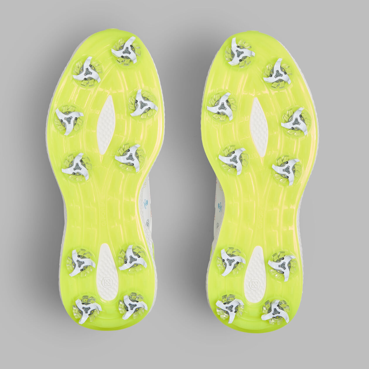 2025 G/Fore Women's MG4+ O2 G/Lock Skull & Tees Golf Shoes: Snow/Multi