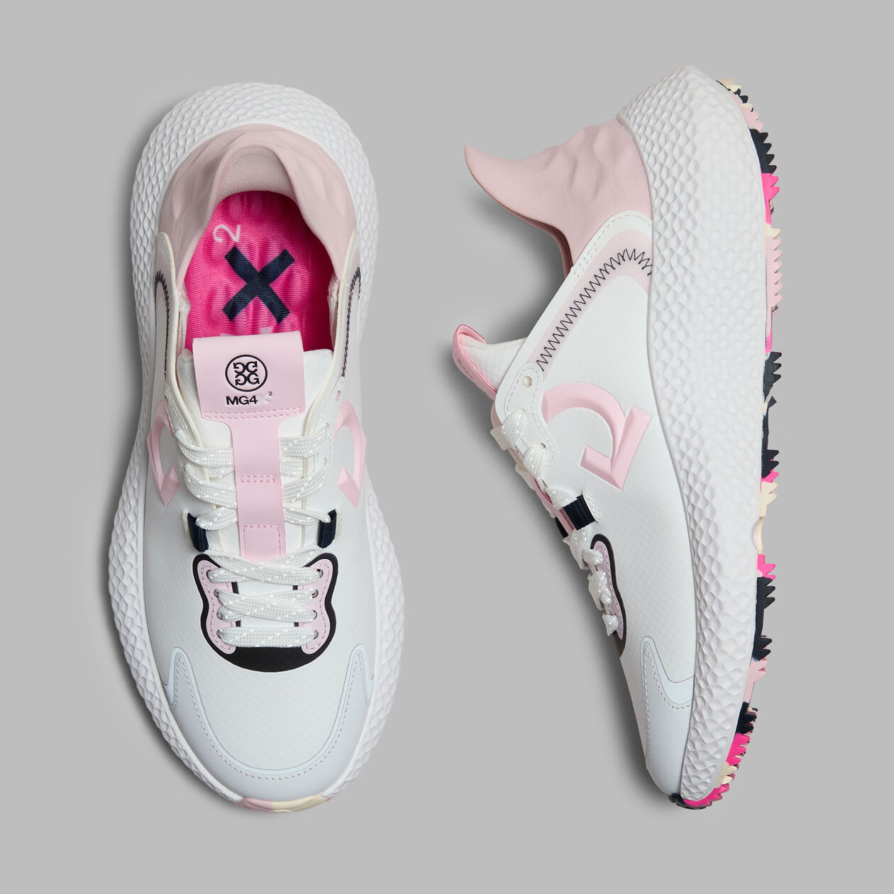 Brand New! G/Fore Women's MG4X2 Hybrid Golf Cross Trainer- Snow/Blush