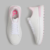2026 G/Fore Women's Ltd Release G.112 Perforated Kiltie Golf Shoes: Snow/Blush
