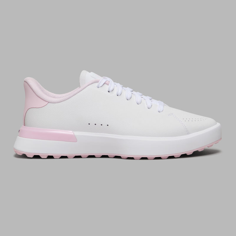 2026 G/Fore Women's Ltd Release G.112 Perforated Kiltie Golf Shoes: Snow/Blush