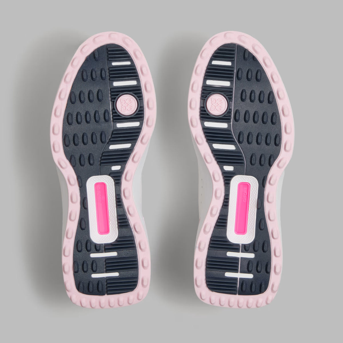2026 G/Fore Women's Ltd Release G.112 Perforated Kiltie Golf Shoes: Snow/Blush