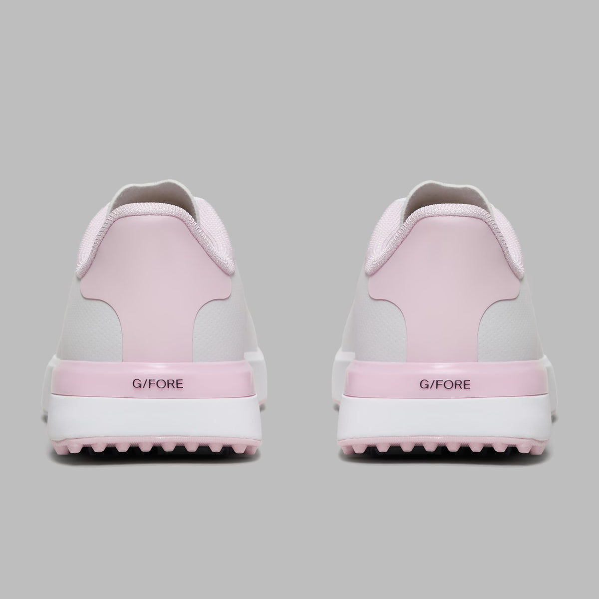 2026 G/Fore Women's Ltd Release G.112 Perforated Kiltie Golf Shoes: Snow/Blush