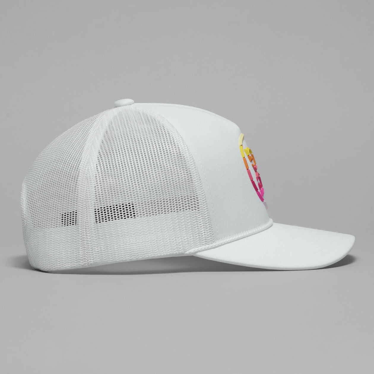 Brand New! G/Fore Gradient Circle G's Cotton Twill Trucker Golf Hat: Snow