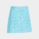 G/Fore Women's Icon Camo Silky Tech Nylon A-Line Skort: Powder