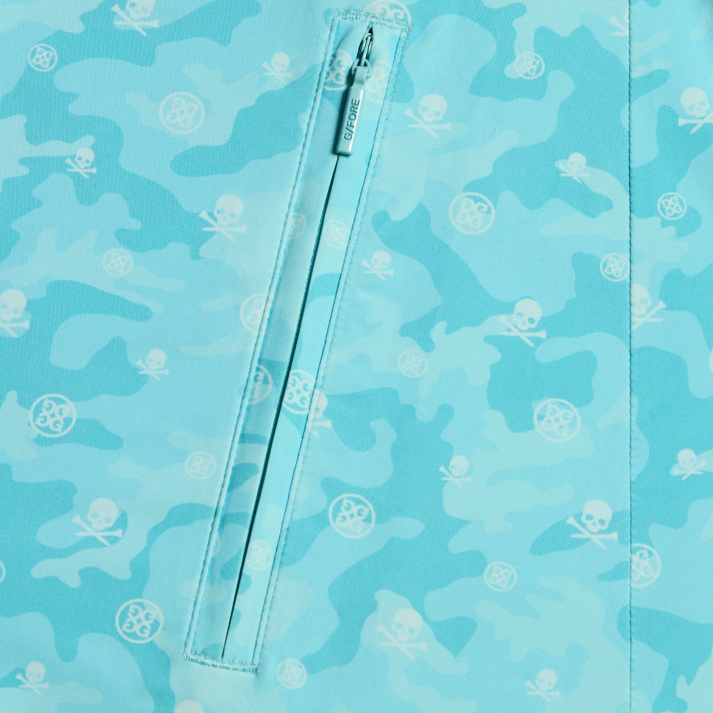 G/Fore Women's Icon Camo Silky Tech Nylon A-Line Skort: Powder