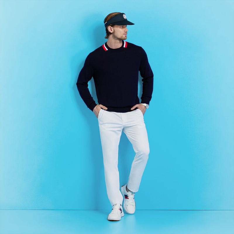 G/Fore Tour 5-Pocket 4-Way Stretch Straight Leg Golf Pants: Snow